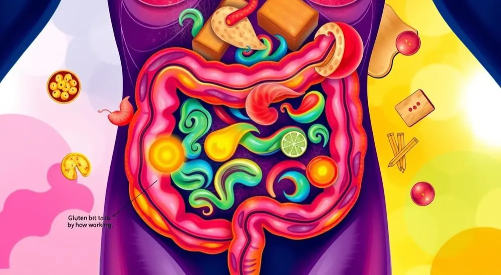 o que o glúten causa no intestino