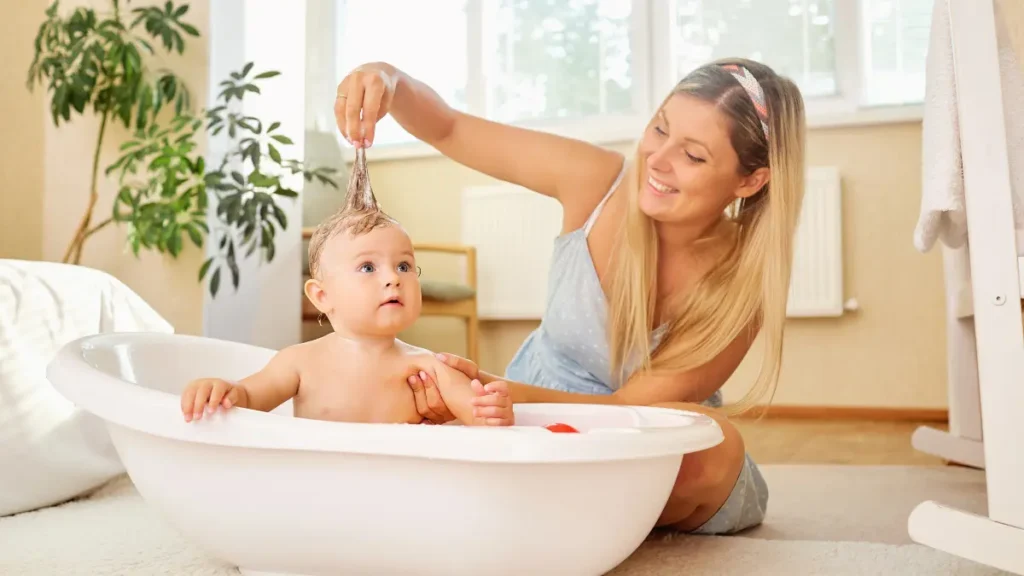Criando um Ambiente Relaxante para o Banho do Bebê