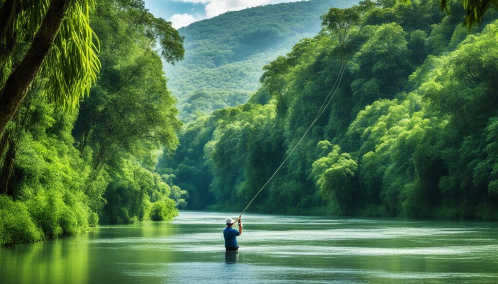 melhores pontos de pesca em Goiás