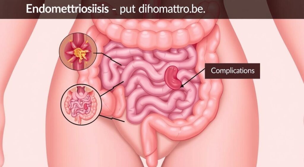 o que a endometriose pode causar no intestino