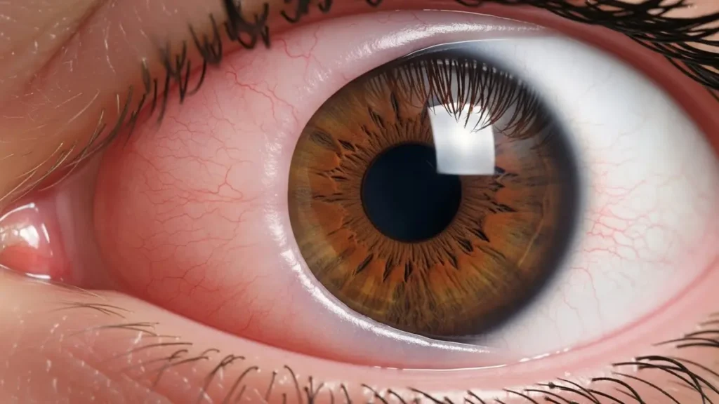 O que causa carne crescida no olho