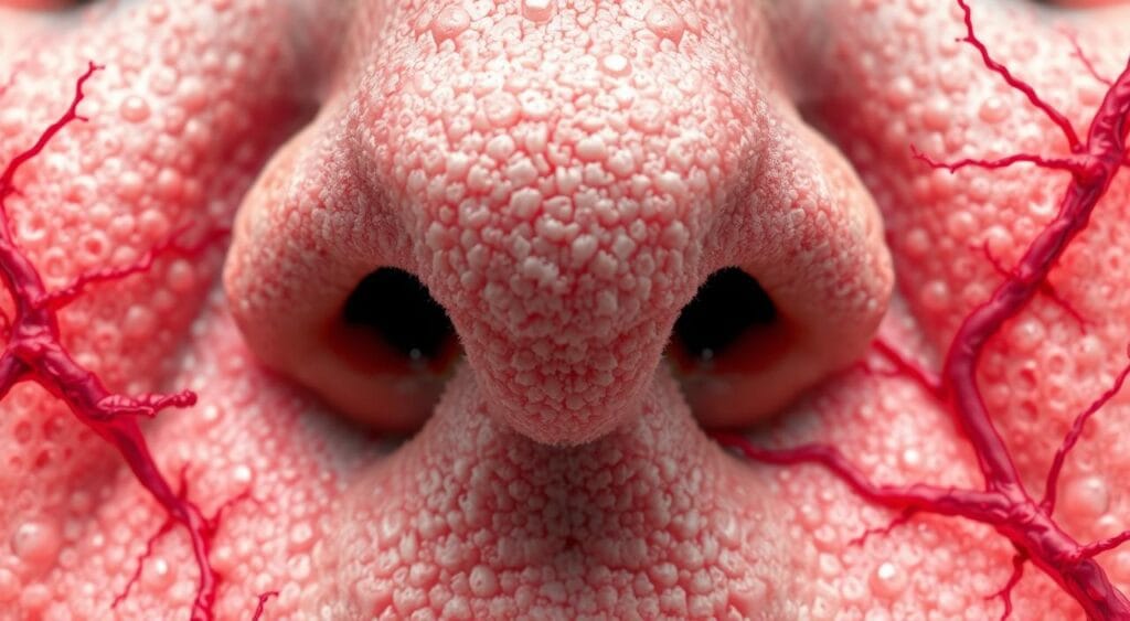 o que causa carne esponjosa no nariz