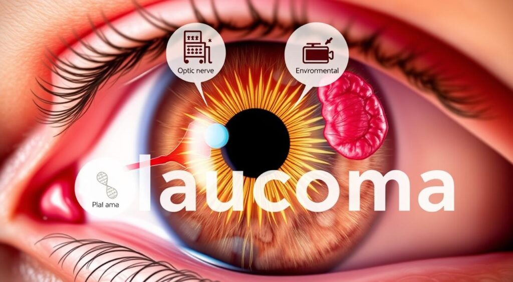 o que causa o glaucoma