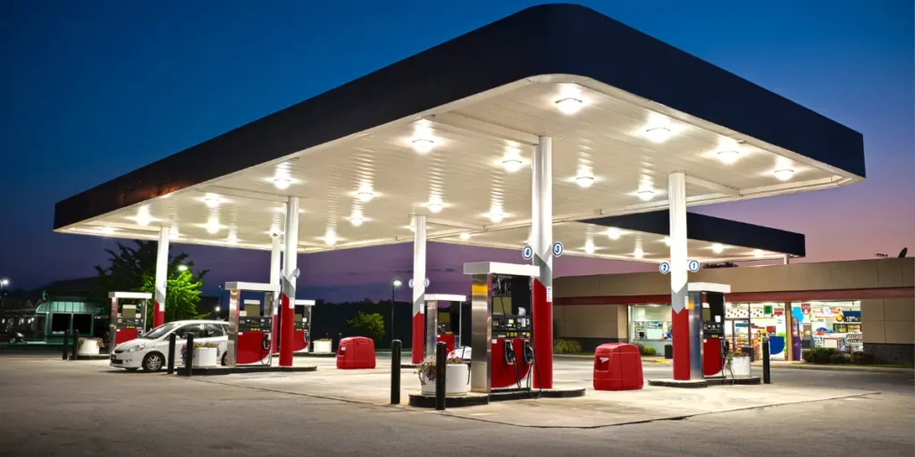 Posto com loja de conveniência