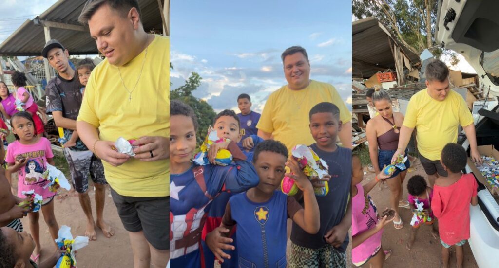 Páscoa solidária alegra crianças em Porto Ferreira Páscoa solidária alegra crianças em Porto Ferreira