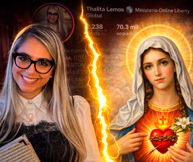 Thalita Lemos chama padroeira do Brasil de demônio thalita lemos chama padroeira do brasil de dem nio 1775526301