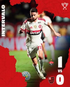 Vitória vence Flamengo por 2 a 0 e avança na Copa do Brasil